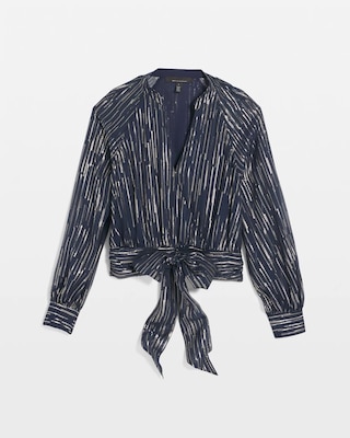 Wrap Waist Blouse click to view larger image.