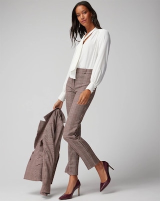WHBM® Petite Elle Slim Ankle Pant click to view larger image.