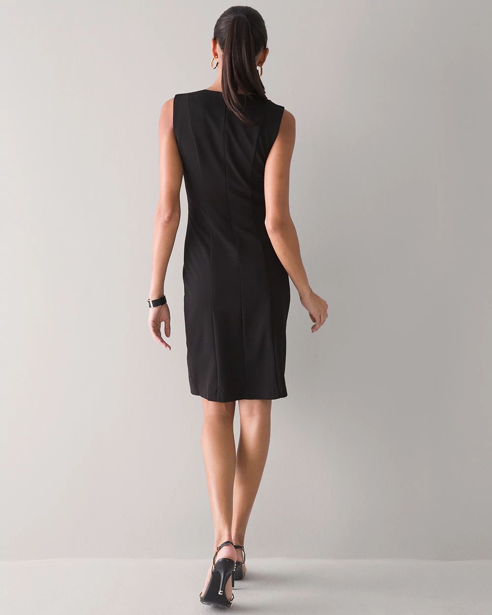 Sleeveless Blazer Dress