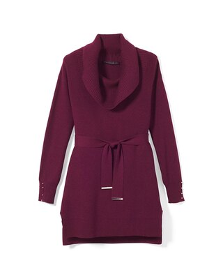Long-Sleeve Belted Tunic