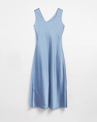 Sleeveless Satin Slip Dress