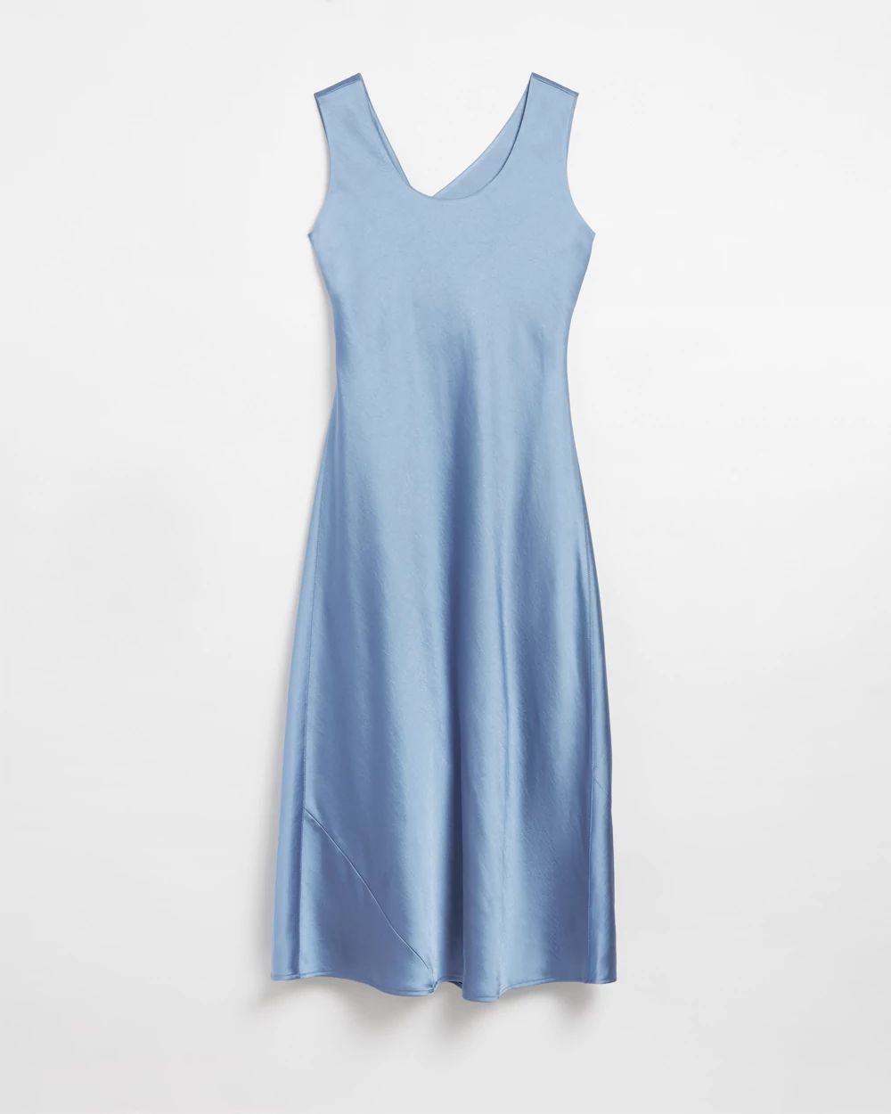 Sleeveless Satin Slip Dress