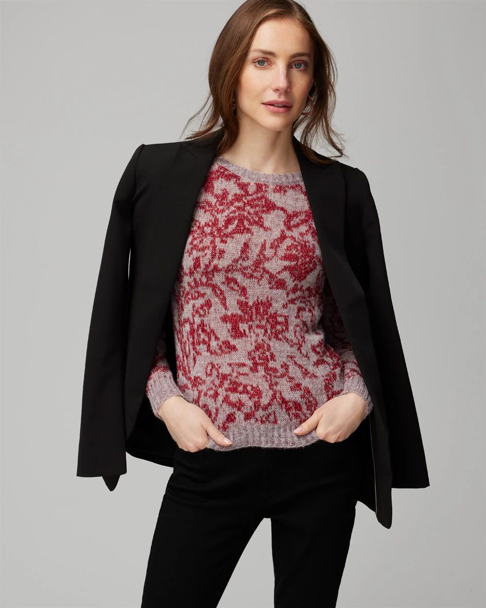 Floral Crewneck Pull Over