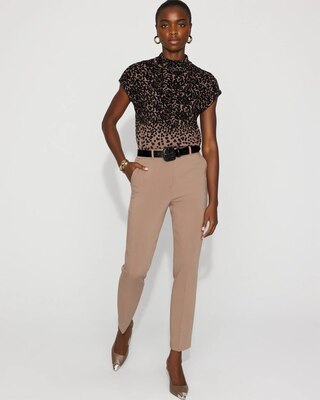 Petite High-Rise Elle Slim Ankle Pant