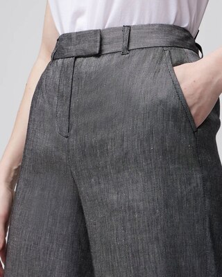 Luna Linen-Blend Wide-Leg Trouser