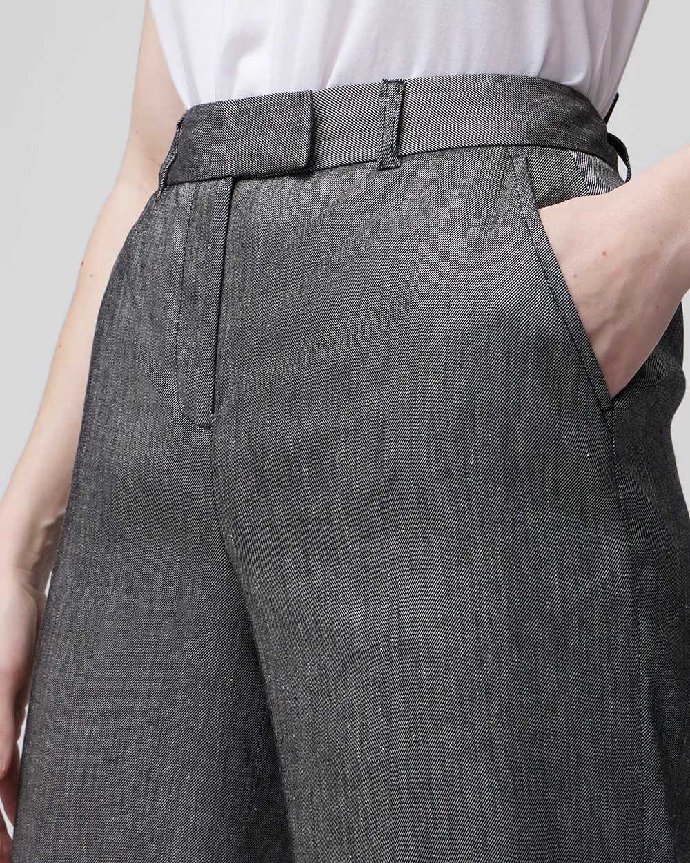 Luna Linen-Blend Wide-Leg Trouser click to view larger image.