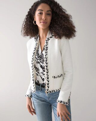 Soft Tweed Nautical Jacket