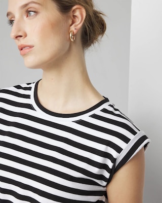 Smocked Peplum Tee click to view larger image.
