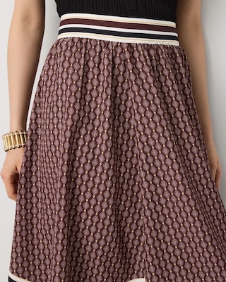 Handkerchief Hem Midi Skirt click to view larger image.