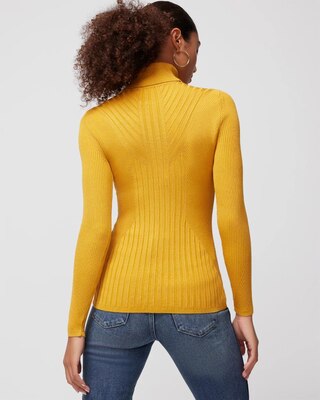 Long-Sleeve Ribbed Turtleneck
