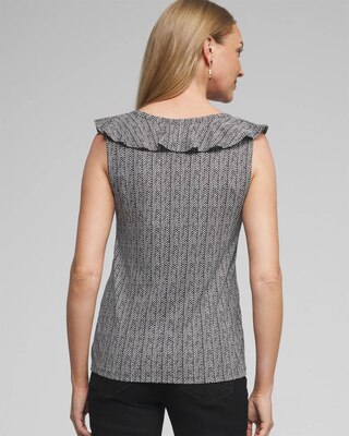 Outlet WHBM Ruffle Tank