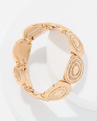 Coin Stretch Bracelet click to view larger image.