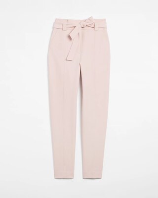 Curvy Fluid Tapered Ankle Pants