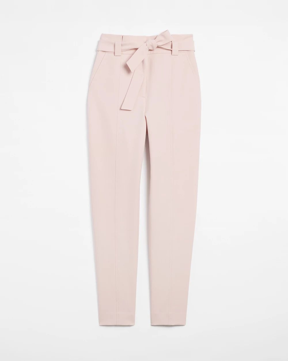 Curvy Fluid Tapered Ankle Pants
