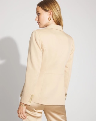 Petite Double-Breasted Utility Blazer click to view larger image.