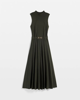 Sleeveless Sweater Midi Dress click to view larger image.