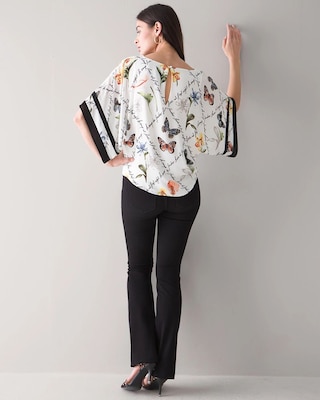 Floral Print Kimono Top click to view larger image.