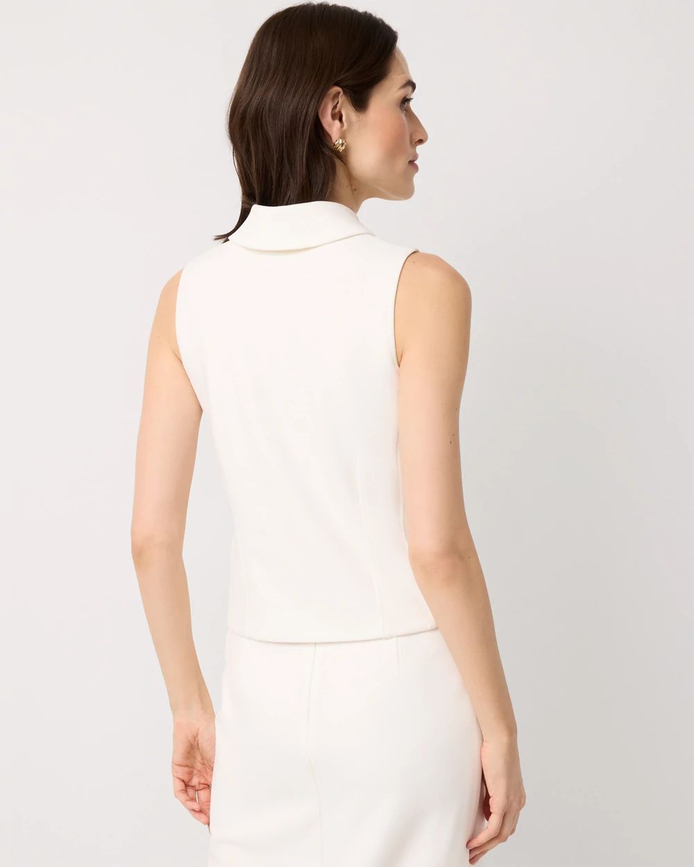 Zip-Up Collared Top click to view larger image.