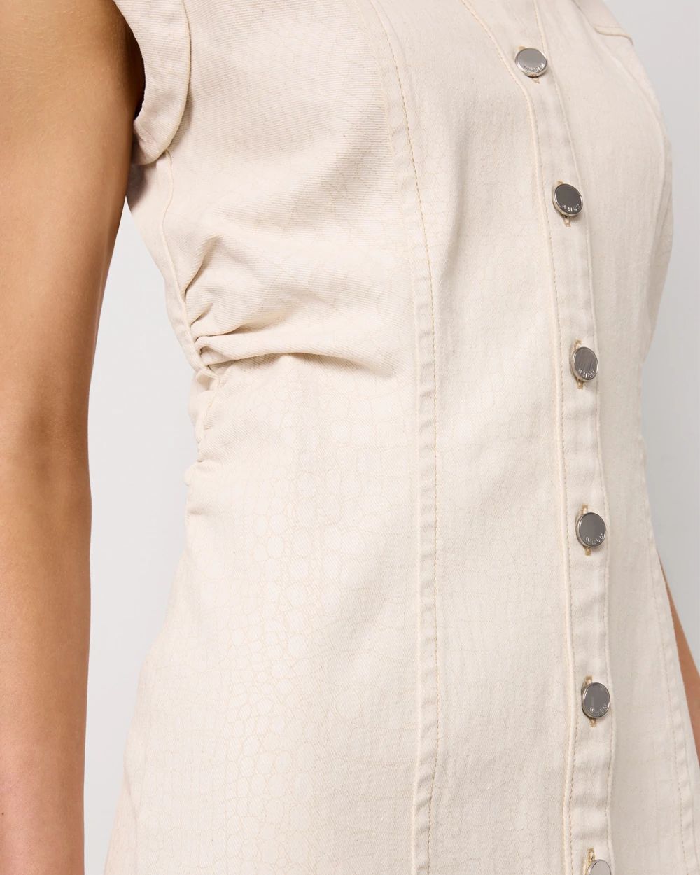Button Front Sheath Dress click to view larger image.