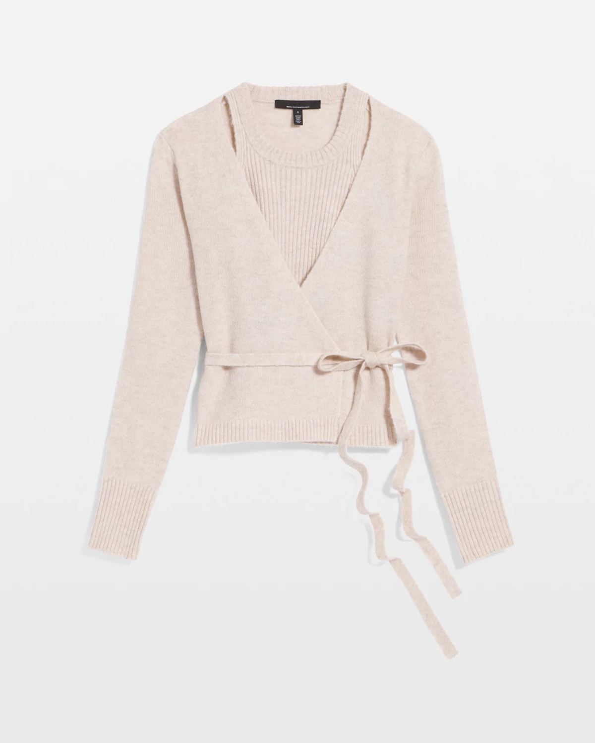 White House Black Market Tank + Tie-waist Cardigan Set Top