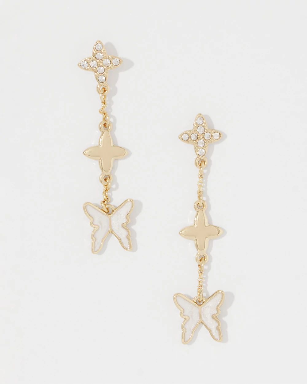 Butterfly Linear Earrings