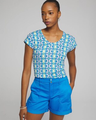 Outlet WHBM Scoop Neck Tee