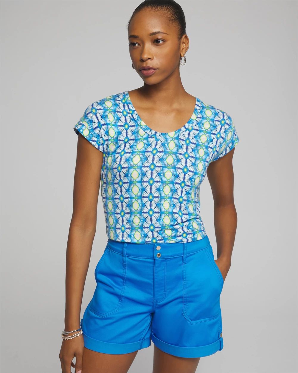 Outlet WHBM Scoop Neck Tee