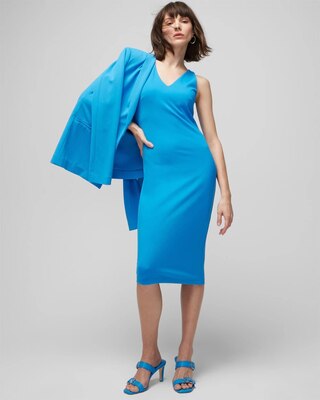 WHBM® AURA Sleeveless Sculpting Sheath Dress