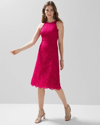 Allover Lace Midi Dress