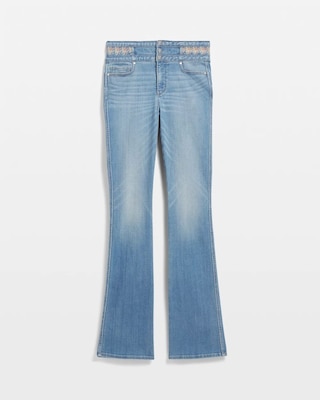 Extra High-Rise Everyday Soft Denim™ Skinny Flare Jeans click to view larger image.