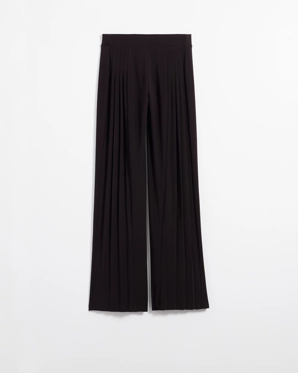 Matte Jersey Pleated Wide Leg Pant click to view larger image.