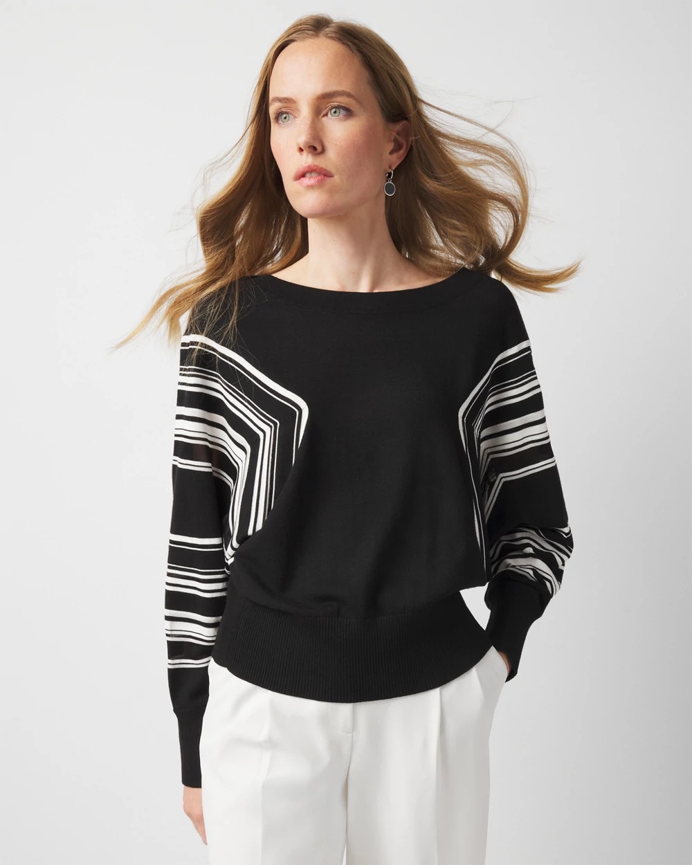 Striped Dolman Sweater