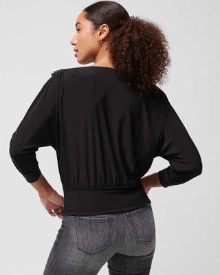 Matte Jersey Split Sleeve Top click to view larger image.
