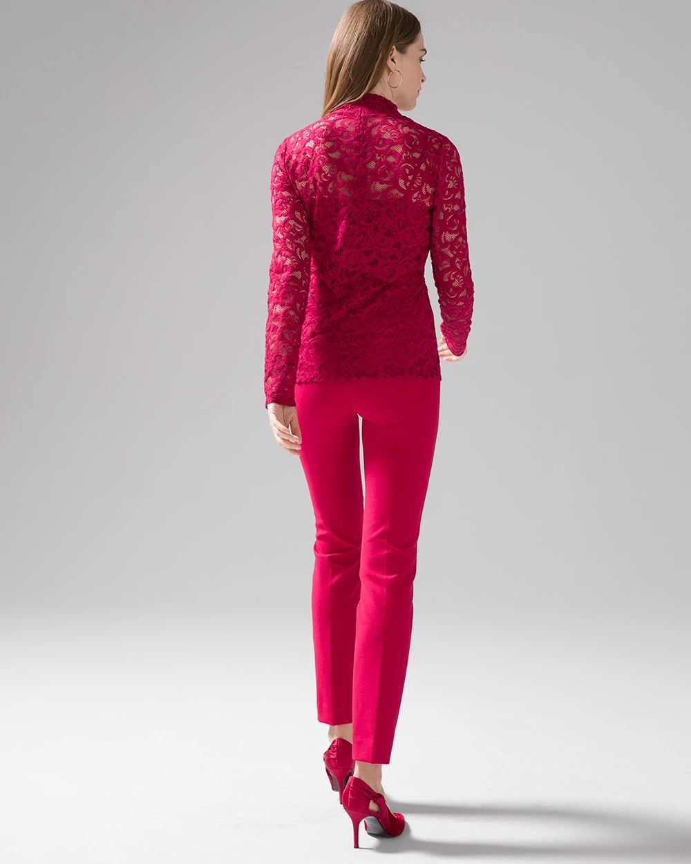 Lace Turtleneck