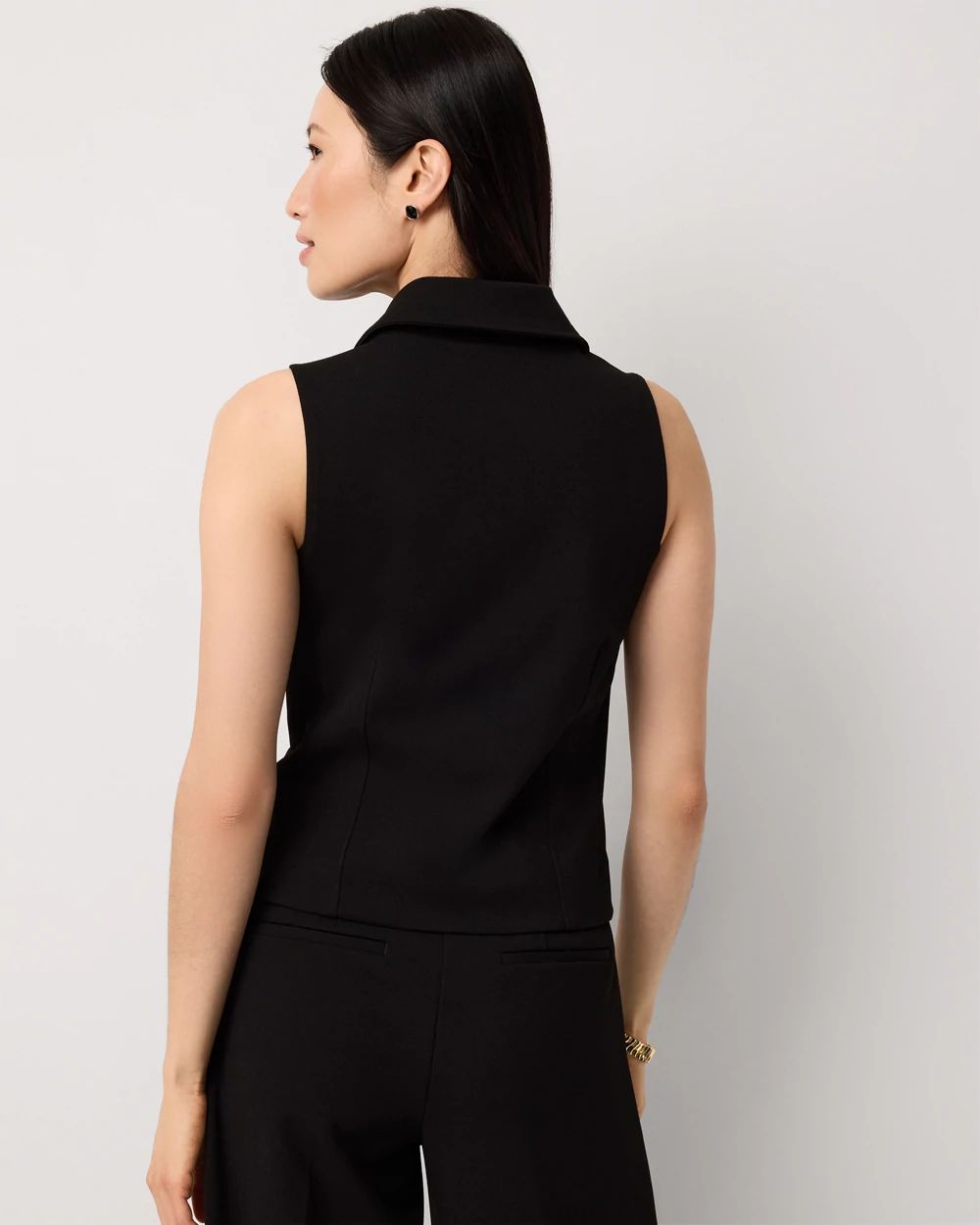 Zip-Up Collared Top click to view larger image.