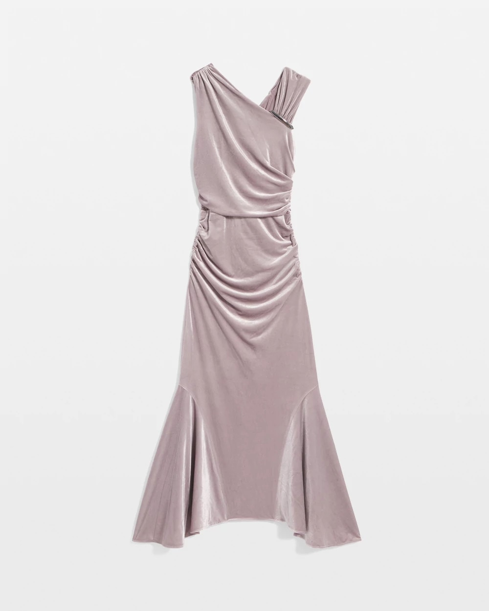 Peekaboo Back Velvet Dress