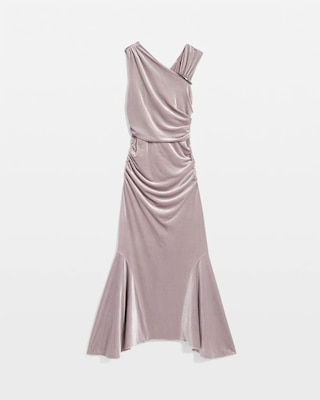 Peekaboo Back Velvet Dress click to view larger image.