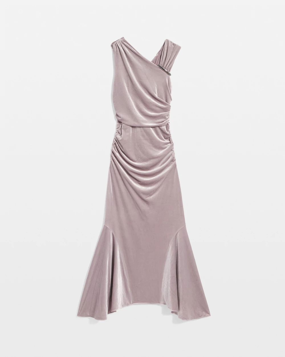 Peekaboo Back Velvet Dress