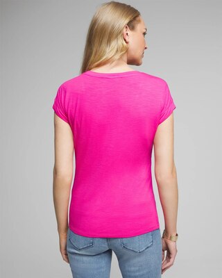 Outlet WHBM Scoop Neck Tee