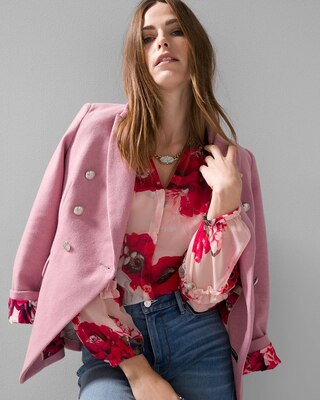 Rosé All Holiday Blouse