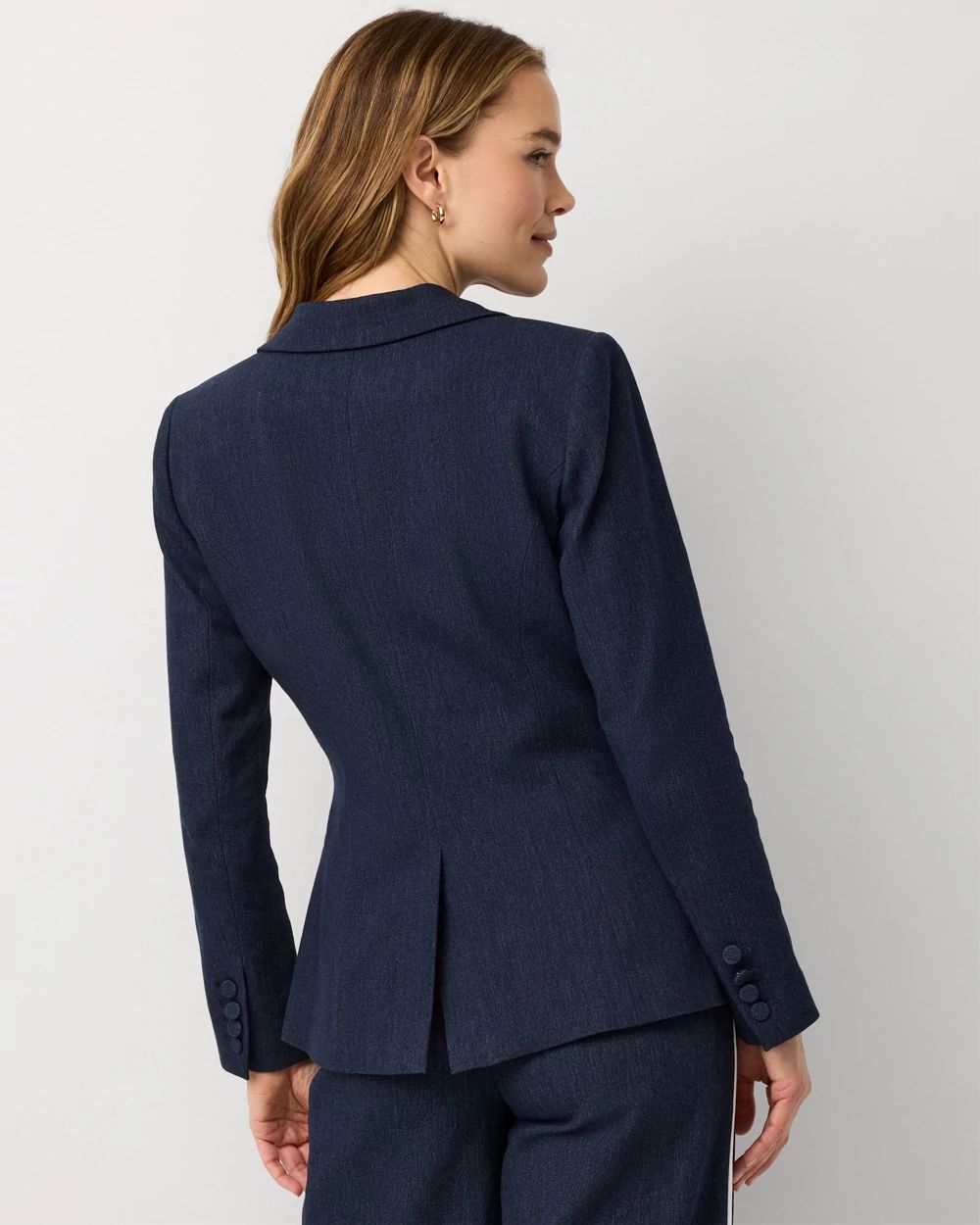 Denim Look Blazer click to view larger image.