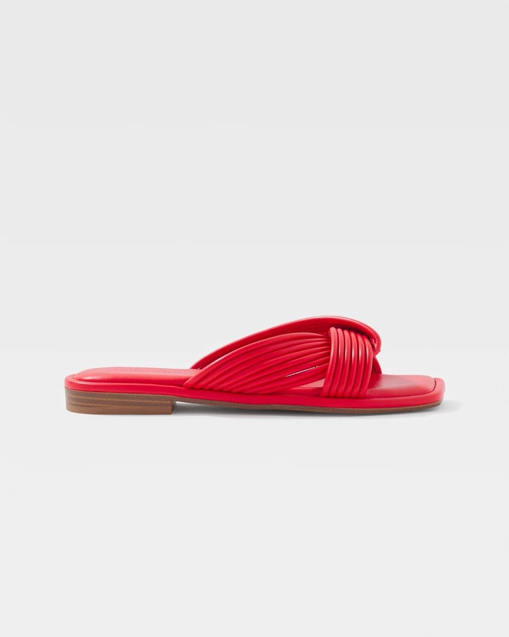Knotty Strappy Flat Sandal