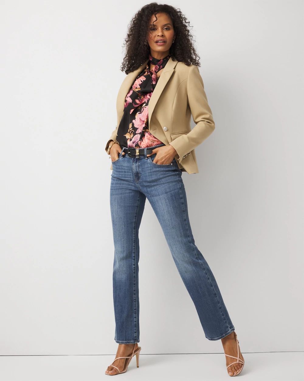 Mid-Rise Bootcut Jean