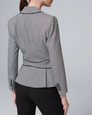 Comfort Stretch Houndstooth Blazer