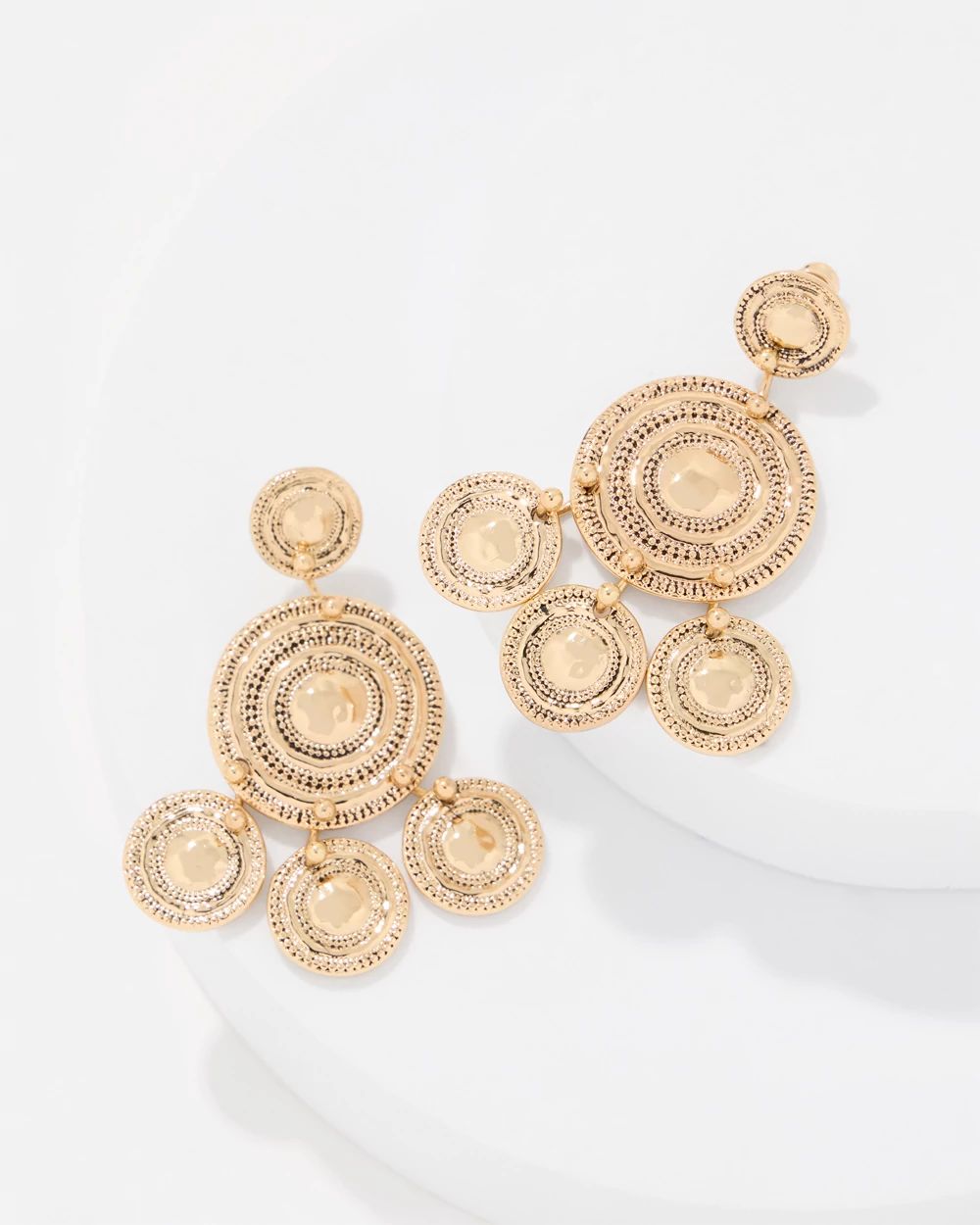 Coin Drop Earrings click to view larger image.