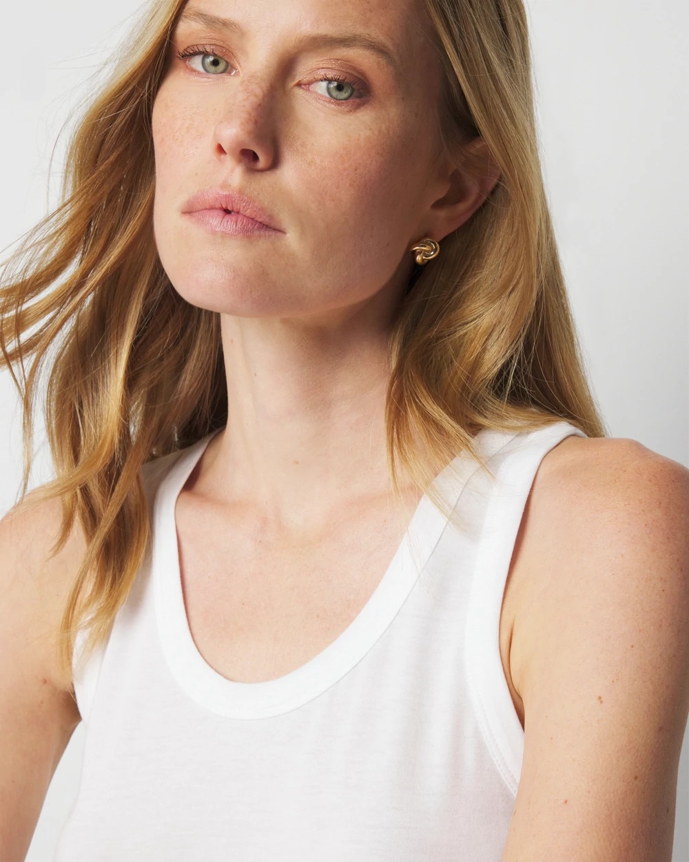 Cotton Modal Scoop Neck Tank