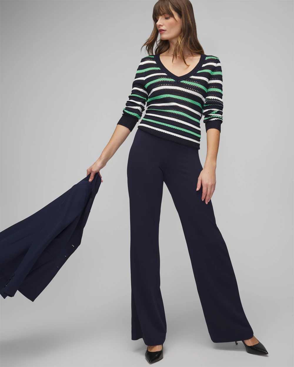 Petite WHBM® Slip On Wide Leg Pant click to view larger image.