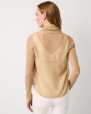 Ribbed Sweater Shrug click to view larger image.