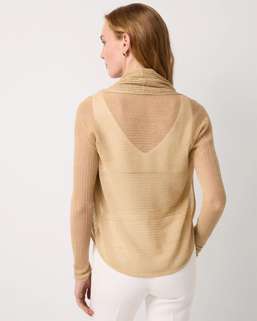 Ribbed Sweater Shrug click to view larger image.