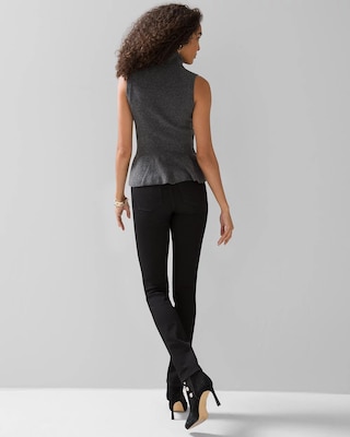 Sleeveless Soft Tank Peplum